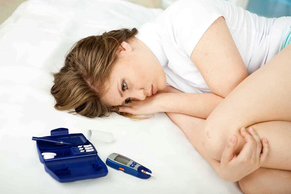 Diabetes can lead to hypoglycemia, accompanied by severe weakness